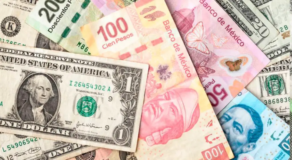 dólar a pesos hoy en México dollar to peso